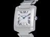 Cartier Tank Francaise Automatic Silver Guilloché Roman Dial  Watch  2302/W51002Q3